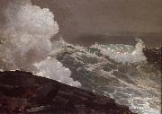 Winslow Homer Vent du nord-est painting